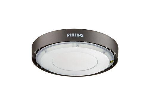 Priemyselné LED svietidlo Philips, 100W, 10000lm, 4000K, 100°, d244mm, IP65