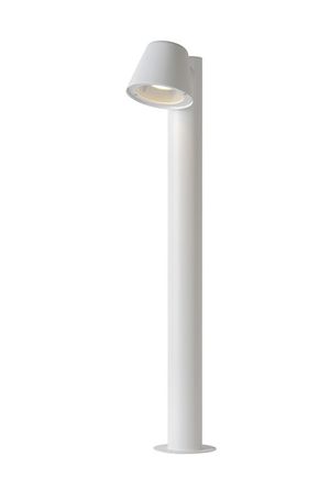 Stĺpikové svietidlo DINGO LED GU10, 5W, 3000K, 320lm, IP44, biela