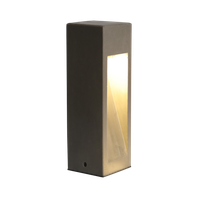 Stĺpikové záhradné svietidlo PERSEO LED 9W, 3000K, 490lm, CRI90, IP65, sivá