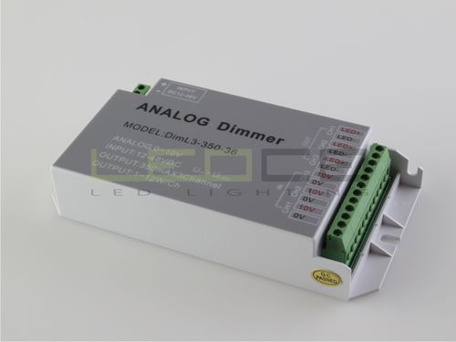 Stmievač dimmer  0-10VDC, 350mA, 3x 1-12W