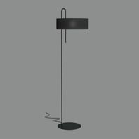 Stojanová lampa CLIP E27, 15W, IP20, matná čierna