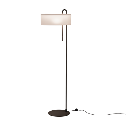 Stojanové svietidlo CLIP LED E27, 15W, IP20, biela/čierna