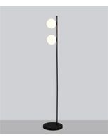 Stojanové svietidlo DORIS LED G9 8x7W, IP20, čierna/opal