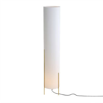 Stojanové svietidlo NAOS LED E27 1x15W, IP20, vypínač, zlatá/biela