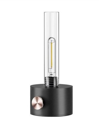 Stolná lampa LANTERN mini E14, 4W, 400lm, 2700K, IP20, čierna