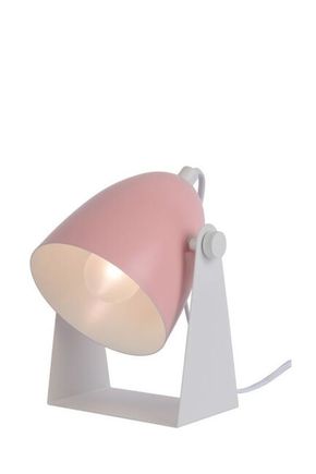 Stolné svietidlo CHAGO E14, 40W, IP20, ružová/biela