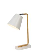 Stolné svietidlo CONA Table Lamp E14 L19 W10 biele v škandinávskom dizajne