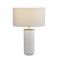 Stolné svietidlo LINDANA LED E27 1x15W, IP20, biela/zlatá