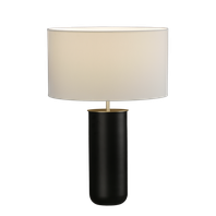 Stolné svietidlo LINDANA LED E27 1x15W, IP20, biela/zlatá/čierna