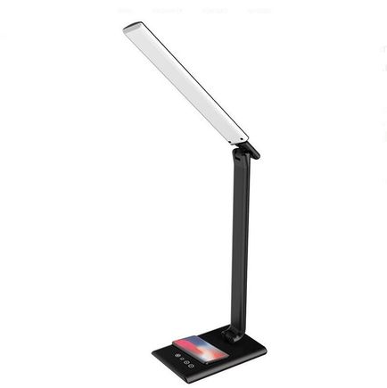 Stolová lampička MEGGIE LED 8W, 3000-6500K, 550lm, IP20, čierna, stmievateľná s USB