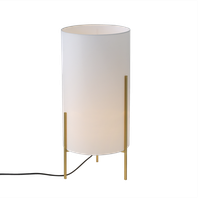 Stolové svietidlo NAOS LED E27 1x15W, IP20, o25cm, vypínač, biela/zlatá
