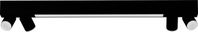 Stropné bodové Philips HUE CENTRIS 4 GU10, 4x5.7W, 2000-6500K+RGB, 4000lm, IP20, čierna
