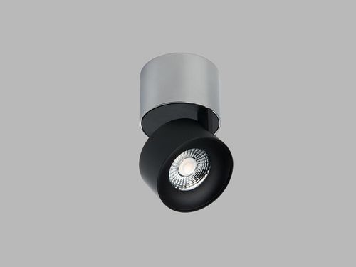 Stropné bodové svietidlo KLIP ON LED, 11W, 2700K, 770lm, IP20, chrómová/čierna, DALI/PUSH