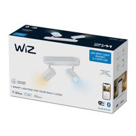 Stropné bodové svietidlo Philips WiZ IMAGEO 2xGU10, 10W, 700lm, 2700-6500K, IP20, biela