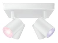 Stropné bodové svietidlo Philips WiZ IMAGEO GU10, 10W, 1380lm, 2200-6500K+RGB, IP20, biela