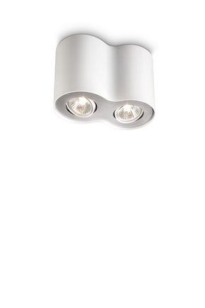 Stropné bodové svietidlo Pillar GU10 35W, IP20, biela