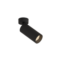 Stropné bodové svietidlo PIPE LED COB 12W, 3000K, 1240lm, CRI90, IP20, nastavitelné,čierna