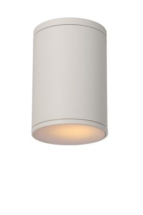 Stropné exteriérové svietidlo TUBIX Ceiling Light IP54 H15 D10cm biele