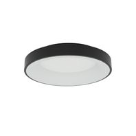 Stropné LED svietidlo NIKKI 48W, 3000K, 4000lm, CRI80, IP20, 48cm, čierna