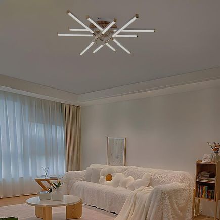 Stropné LED svietidlo s diaľkovým ovládačom 90W, 3000K-6500K, 6700lm, IP20, biela/zlatá