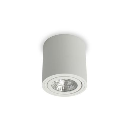 Stropné prisadené bodové LED svietidlo ROLL, W, 230VAC, 525lm, 36°, 6W, 90x95mm, biela