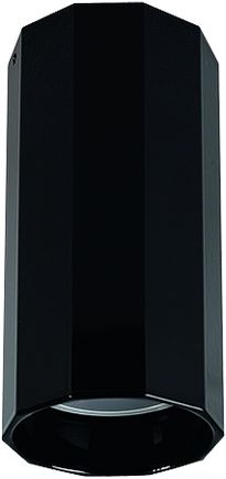 Stropné prisadené svietidlo POLY BLACK 8875 GU10/35W, čierna farba s rozmermi 12cm x 5,8cm
