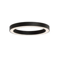 Stropné svietidlo ALISO, LED, 55W, 3000K, 4600lm, IP20, čierna