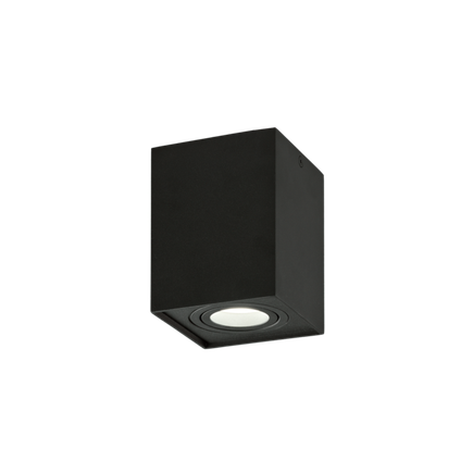 Stropné svietidlo CARRE LED, GU10, 1x8W, IP20, nastaviteľné, čierna