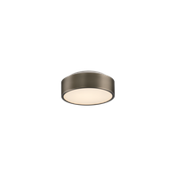 Stropné svietidlo DINS LED 10W, 2700K-3000K, 1100lm, CRI90, IP44, DALI/Push, sat. nikel