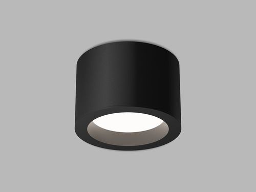 Stropné svietidlo KAPA ON LED, 12W, 3000K/3500K/4000K, 1350lm, IP20, čierna