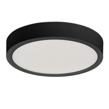 Stropné svietidlo KORE LED 12W, 3000K, 950lm, CRI90, IP20, čierna