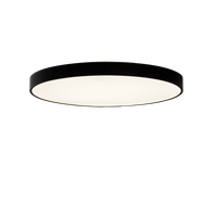 Stropné svietidlo LISBOA, LED 80W/12W, 3000K, 7320lm/915lm, IP20, čierna