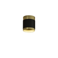 Stropné svietidlo LUX LED COB 18W, 3000K, 2130lm, CRI90, IP20, zlatá/čierna