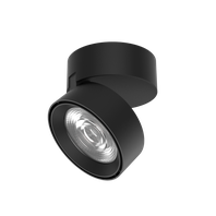 Stropné svietidlo MAKO LED COB 20W, 3000K, 1875lm, CRI90, IP20,  Dim. DALI/Push, čierna