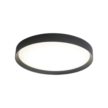 Stropné svietidlo MINSK LED 22W, 4000K, 1679lm, CRI90, IP20, Dim. DALI/Push, čierna