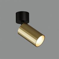 Stropné svietidlo MODRIAN LED GU10 1x8W, IP20, čierna/zlatá