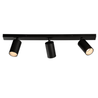 Stropné svietidlo MODRIAN LED GU10 3x8W, IP20, čierna