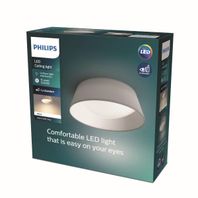 Stropné svietidlo Philips DAWN LED 14W, 1100lm,  3000K, IP20, sivá