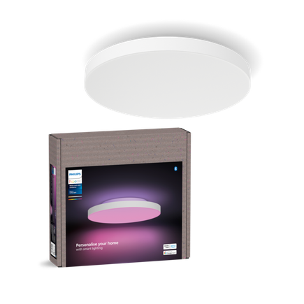 Stropné svietidlo Philips Hue DATURA S 63W, 2000K-6500K+RGB, 3840lm, IP20, biela