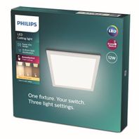 Stropné svietidlo Philips SUPER SLIM panel LED 12W, 1050lm, 2700K, IP20, biela