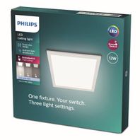 Stropné svietidlo Philips SUPER SLIM panel LED 12W, 1200lm, 4000K, IP20, biela