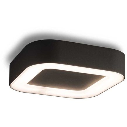 Stropné svietidlo PUEBLA LED 12W, 200x200x45mm, IP54, čierne