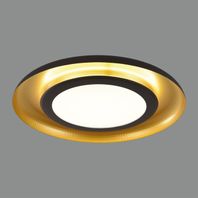 Stropné svietidlo Shiitake 3740/55, čierna/zlatá, LED, 1x60W, 3000K, 4560lm
