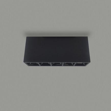 Stropné svietidlo TANGO LED, 10W, 3000K, 900lm, IP20, čierna