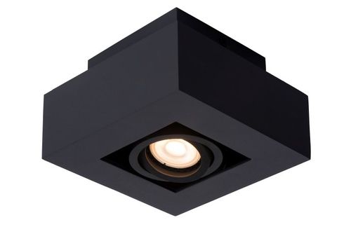 Stropné svietidlo XIRAX LED GU10, 5W, 2200K, 320lm, IP20, čierna