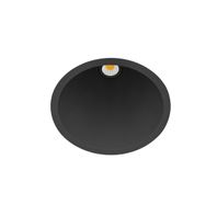 Stropné zápustné LED svietidloSWAP XL, 5W, 700lm, 3000K, 108x110mm, čierna
