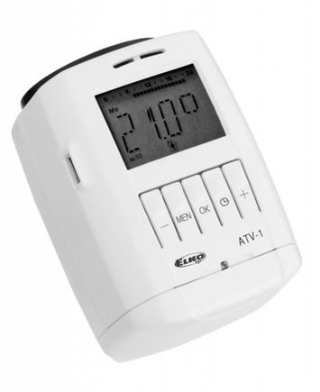 Programovateľná digitálna termohlavica pre radiátory (ATV-1)