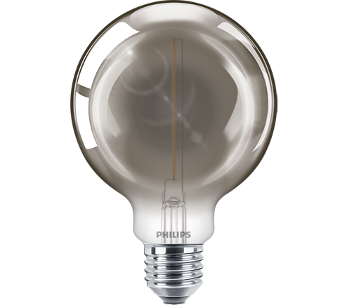 Vintage LED žiarovka E27 2W, 100lm, 1800K, dymová
