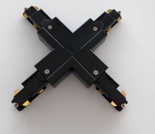 X - konektor pre 3-fázovú koľajnicu DALI, čierna