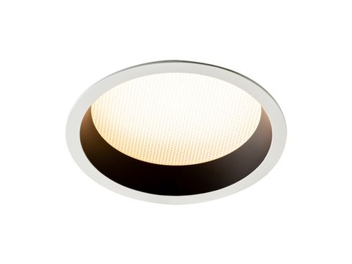 Zapustené LED sv. PAN R 15W, 3000K, 1400lm, CRI85, IP44, Epistar, 90°,d136xH56,5mm, čierna